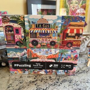 Puzzling Jigsaw Tasty Truck Tour Puzzle - 1000 Pieces NEW